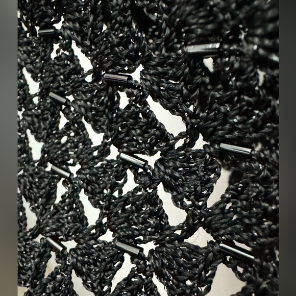 Vintage beaded crochet midi dress - Picture 2 of 2